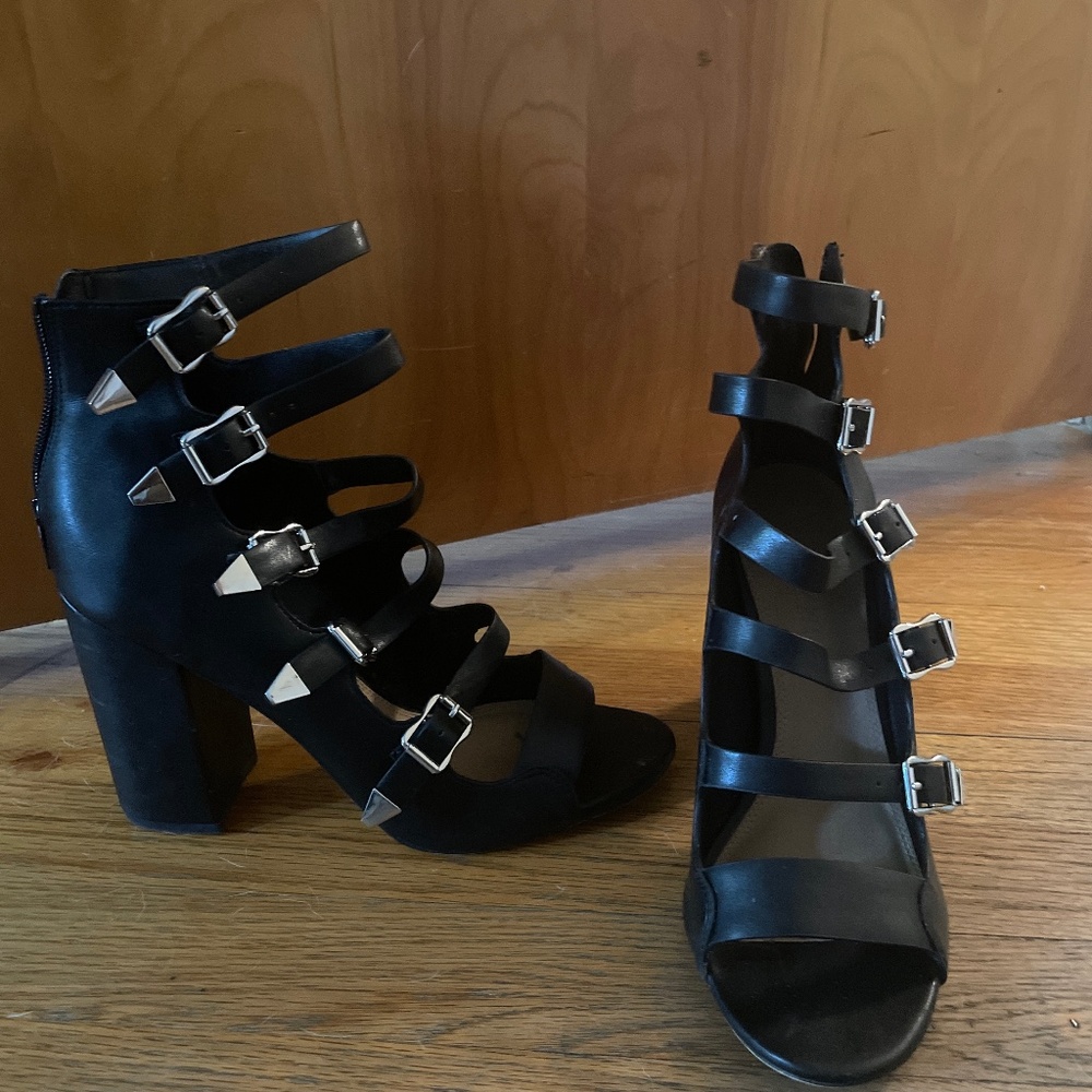Black Gladiator Sandal